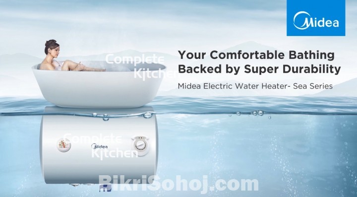 Midea D40 Geyser / Water Heater-15A - 40L - White